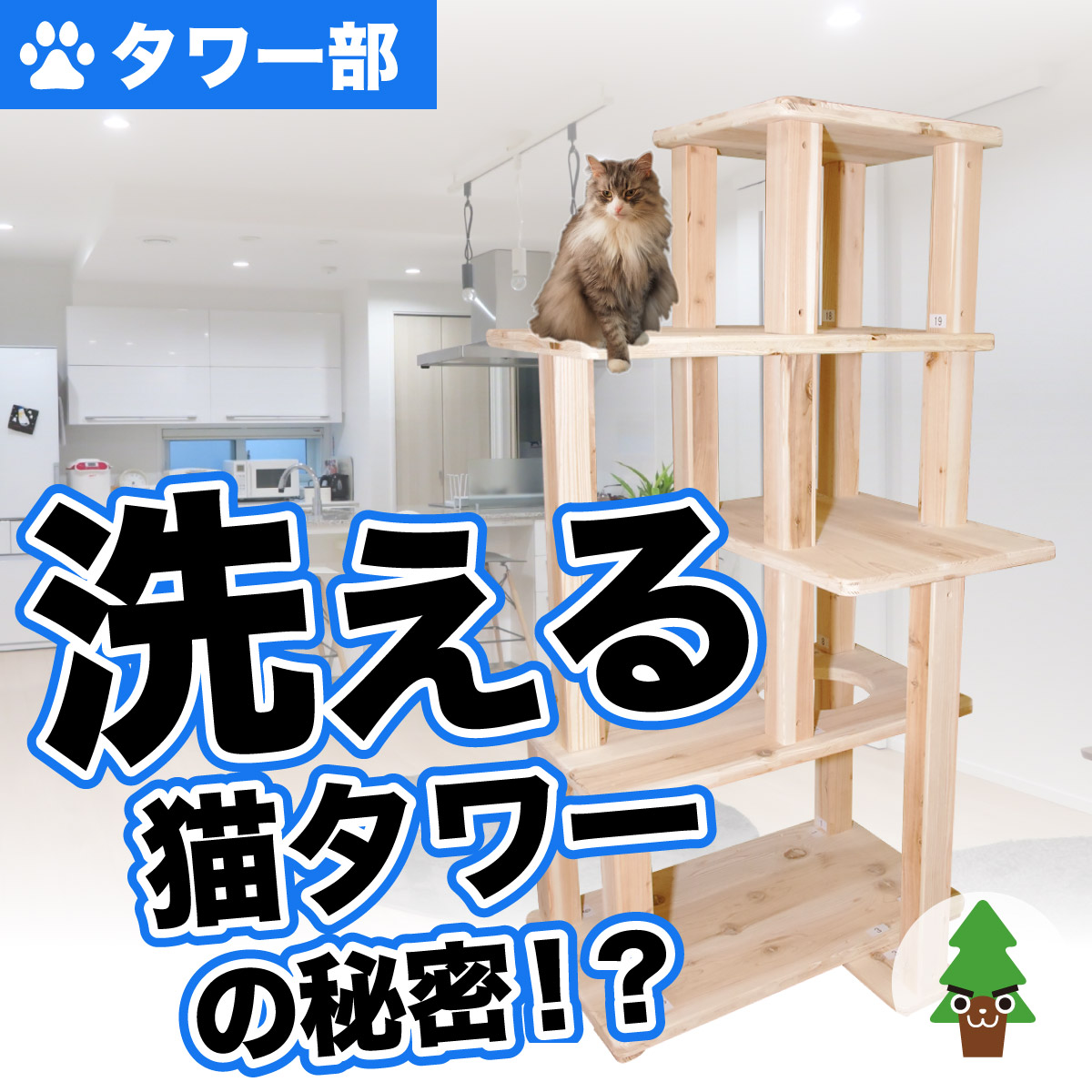 天然木の手作り猫用品 ペットかぐ家具